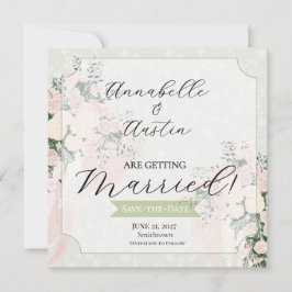 Blush Sheer Bow Rose Wisteria Kaskaderande Bouquet Spara Datumet