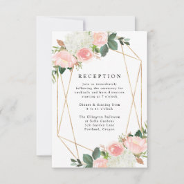 Blush Spring Floral | Bröllopsinbjudan Kort