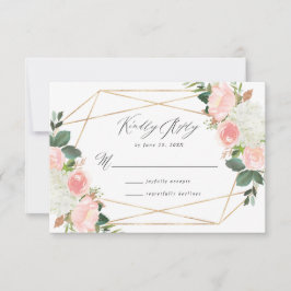 Blush Spring Floral | Bröllopssvarskort OSA Kort