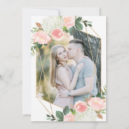 Blush Spring Floral | Foto Spara Datum Kort