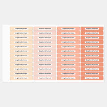 Blush Tones Palette Barn Namn Organisatorisk