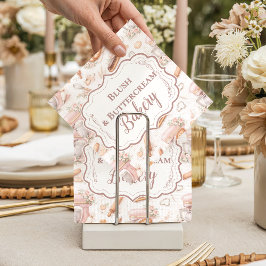 Blush Vintage Patisserie Bakery Business Pappersservett