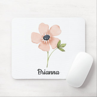 Blush Watercolor Flower Name Musmatta