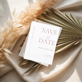 Blush Where Forever Begins Save The Date Meddelande Vykort