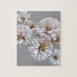 Blush Zinnia Puzzle Pussel