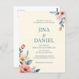 Blushing Bloom Vykort