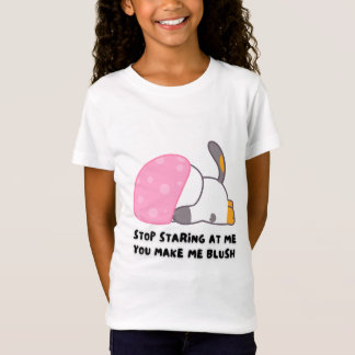 Blushing Bunny ’Stop Staring’ Girls’ T-Shirt