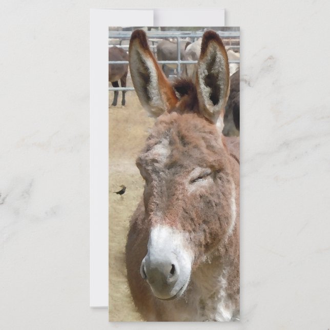 Blushing Burro - Kids Bokmärken School Supplies (Framsida)