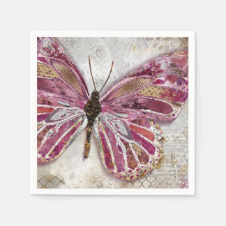Blushing Butterfly Pappersservett