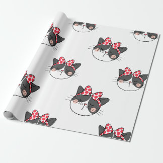 Blushing Cat Bow Presentpapper