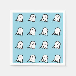 Blushing Ghost Cute Halloween Pappersservett