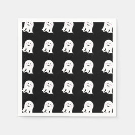 Blushing Ghost Cute Halloween Pappersservett