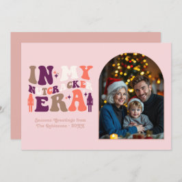 Blushing Holiday My Nutcracker Era Christmas Photo Julkort