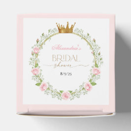 Blushing Romantik: Rosa ros & Baby's Breathe Presentaskar