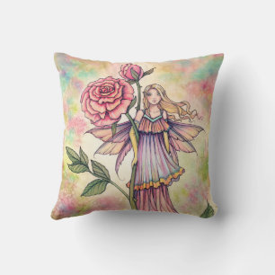 Blushing Rose Änglalakon av Molly Harrison Kudde