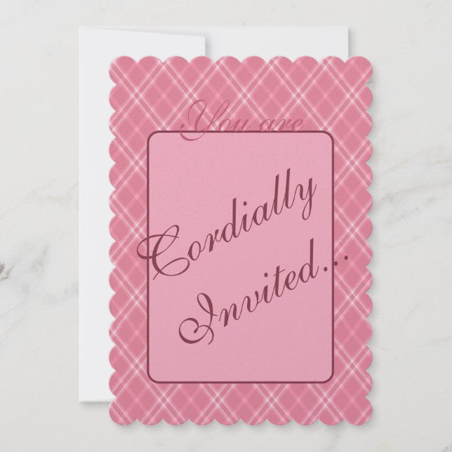 Blushing Valentine-inbjudan Inbjudningar (Framsida)