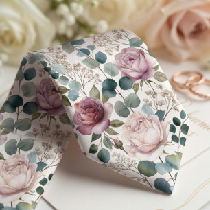 Blushrosa & Eucalyptus Blommig Slips