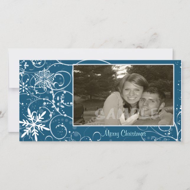 Blustery Winter Julkort (Framsida)