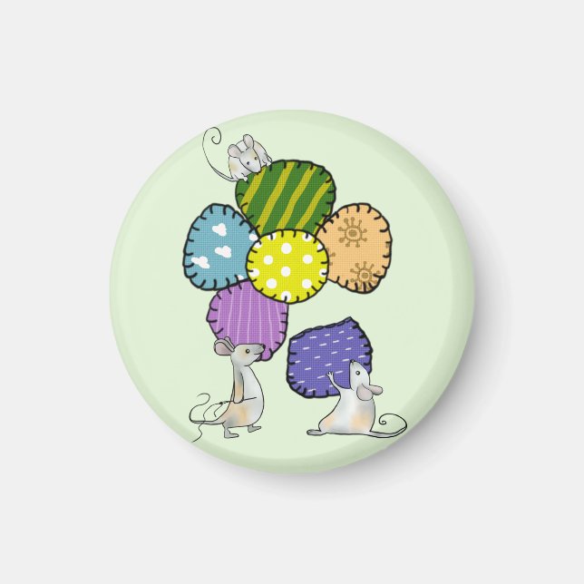 Blüte nähen magnet (Framsidan)