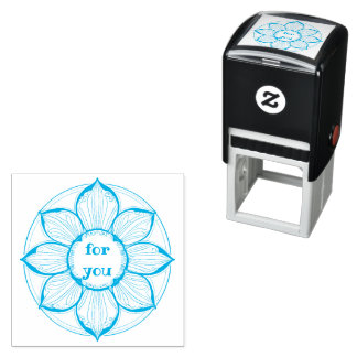 Blüte Självfärgande Stämpel