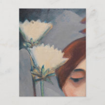 Bluten aund Weiblicher Kopf av Maetzel-Johannsen