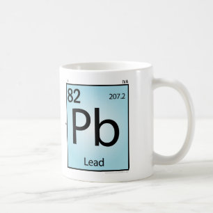 Bly- inslagmugg (för Pb) Kaffemugg