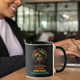 Bly, Inspires, Transforms Black History Month Mugg