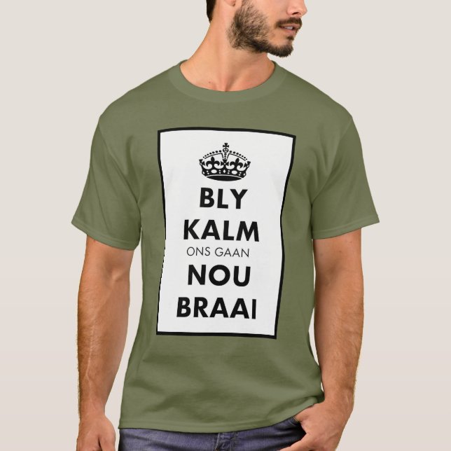 Bly Kalm krona T Shirt (Framsida)