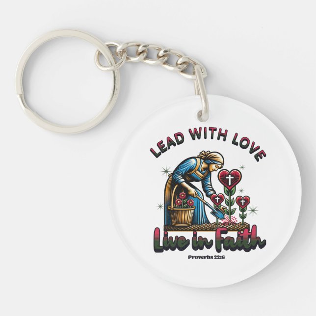 Bly med Kärlek, levande i Faith - Proverbs 22:6 (Framsidan)