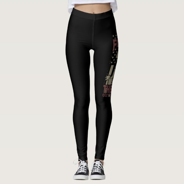 Bly mig, följ mig leggings (Framsida)