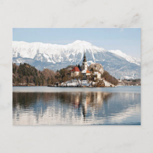 Bly på vintern, Slovenien Vykort