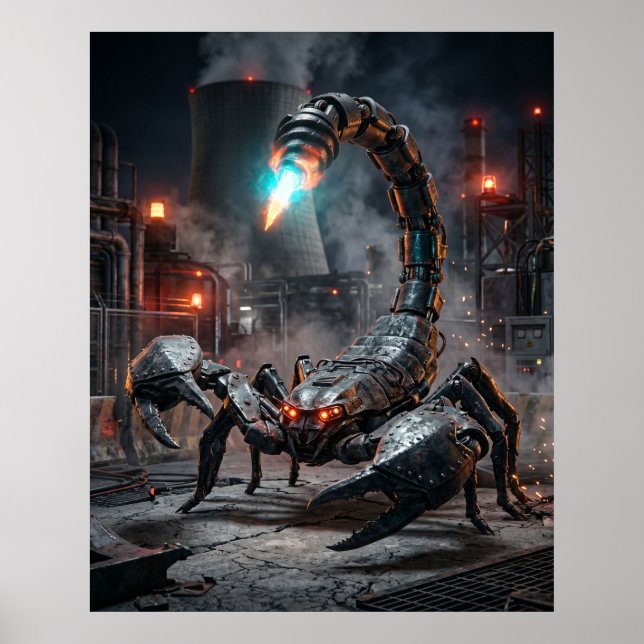 Bly Scorpioon Slag Poster (Framsidan)