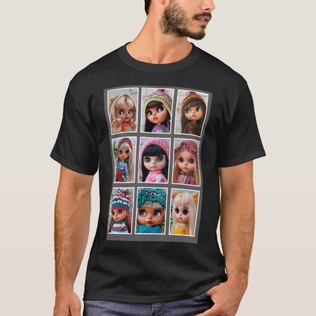 blydockar foton för akrylutskrift t shirt (Framsida)