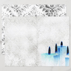 Blyerljus på vintage mönster