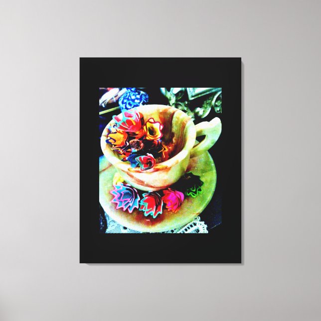 Blyertblommor Canvastryck (Framsida)