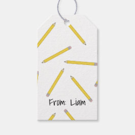 Blyerts Personlig Gift Märkre Back to school Presentetikett