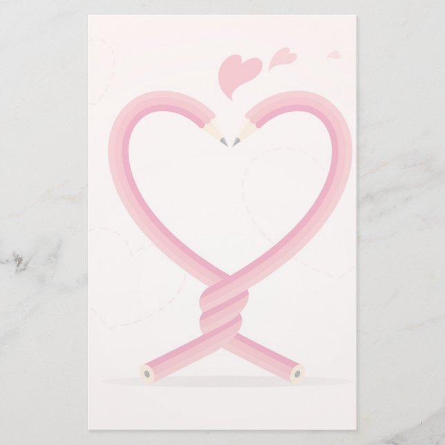 Blyertspennor i Kärlek Brevpapper (Framsida)