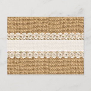 Blyft med ömtålig Snöre-Shabby chic Stil Vykort