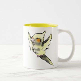 Blyg Cockatielkaffekopp Två-Tonad Mugg