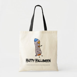 Blyg jordnötmamma för happy halloween tygkasse