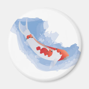 Blyg Koi (Digital) magnet