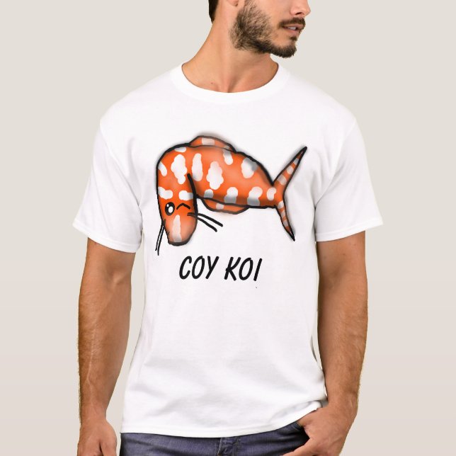 Blyg Koi T-tröja Tröja (Framsida)