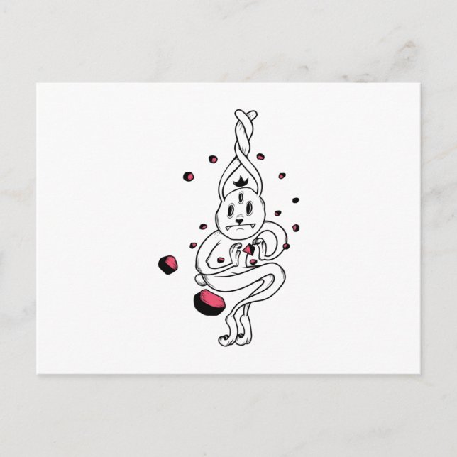 Blyg Spöke Vykort (Framsida)