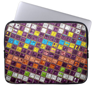 Blyglas Mönster #8 Laptop Fodral