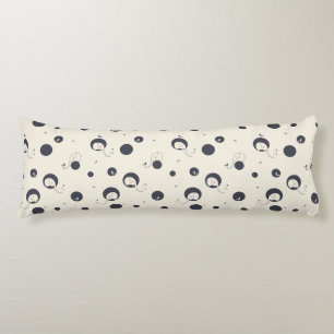 Blygt elefantmönster kroppskudde