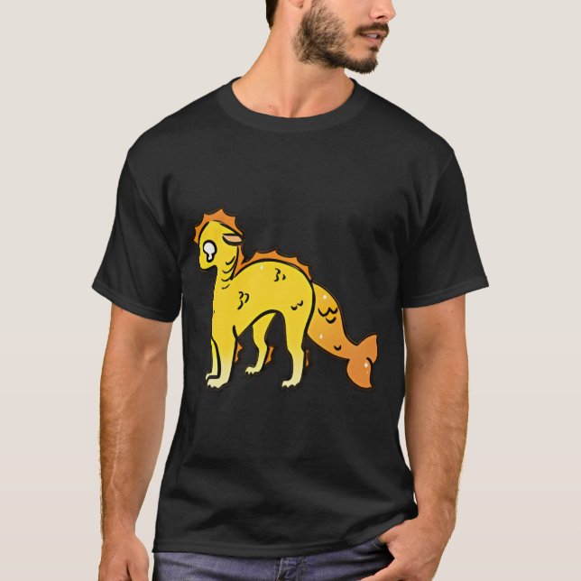 Blygt havsväsen t shirt (Framsida)