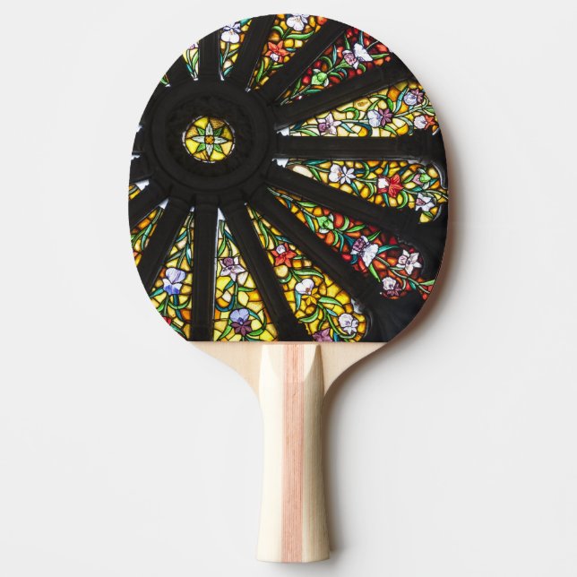 Blyinfattat glas detalj 2 pingisracket (Framsidan)