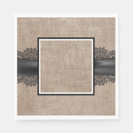 Blykolonn, linne- och snöre-blöjor pappersservett