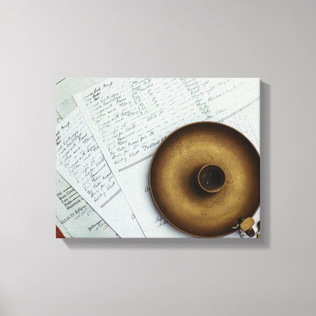 Blyljus, hållare canvastryck (Framsida)