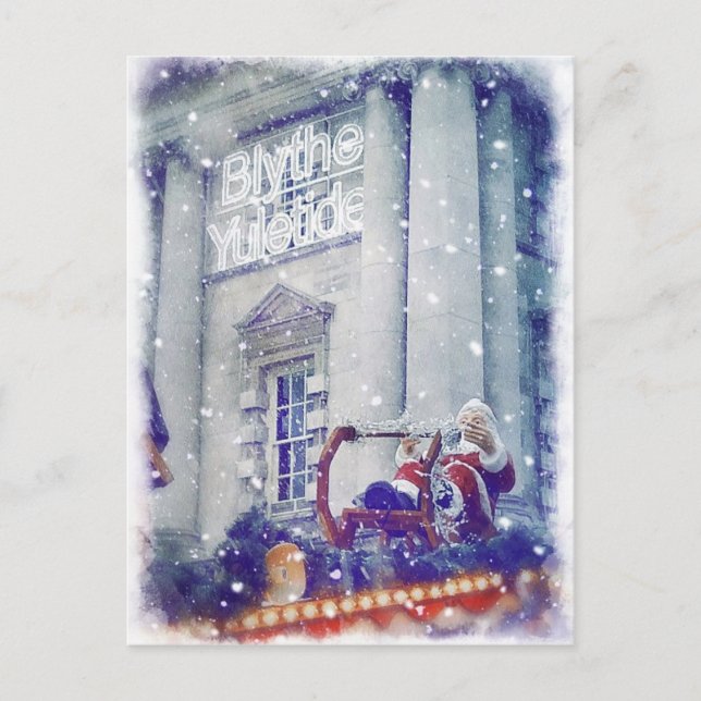 Blyth Yuletide Christmas postcard Vykort (Framsida)
